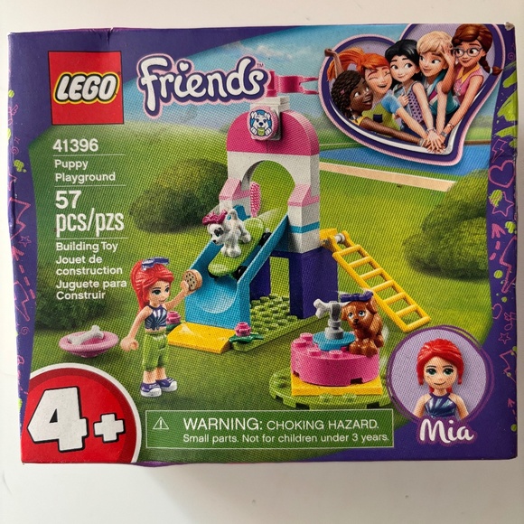Lego Friends: Puppy Playground (41396) new in sealed box 57 pcs inc. Mia - Picture 1 of 3
